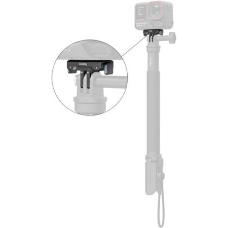 SmallRig 5814 - adapter/mocowanie z szybkozłączką do Insta360 X5 / X4 Air / Ace Pro 2 / Ace Pro / Ace - przykład użycia
